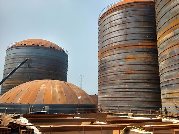 锡山焦粉钢板仓